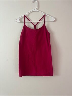 NIKE Hot Pink Workout 🏋️ Tank Top With Built In Bra